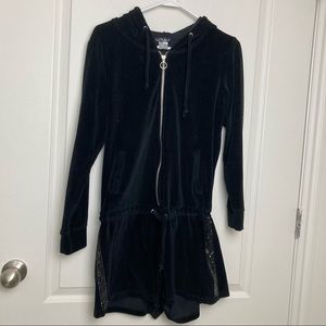 VENUS Crushed Velvet Short Small Jumpsuit! Women’s Size S